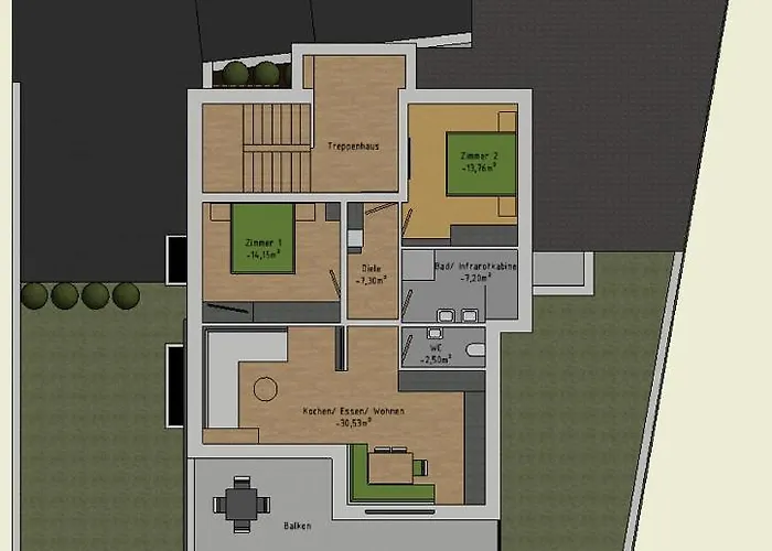 Aparthaus Alpenzauber Daire